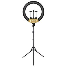 攝力派 F348 LED環形補光燈 18吋 80W 雙色溫可調 USB充電設計 直播美顏補光, 1個, F348 環形補光燈18吋/80W