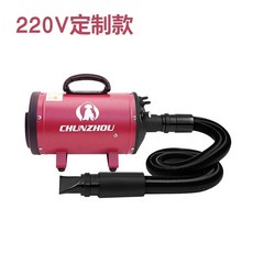 애견드라이기 대형견 애견샵 저소음 털말리는기계, 1개, C. BS Rose Red 0V 사용자 정의 모델 유로