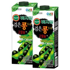 베지밀 검은콩 두유 고칼슘, 950ml, 4개