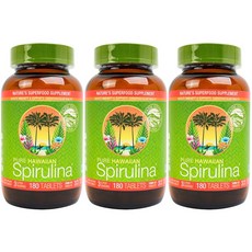 Nutrex Hawaii 夏威夷螺旋藻錠 1000mg, 180顆, 3罐