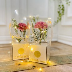 Lovely Farm LED單支香皂花, 櫻花粉, 2個