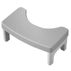 PUCH 馬桶腳踏凳 輔助坐姿 提升排便順暢, 新款馬桶腳蹬-灰色, 1個