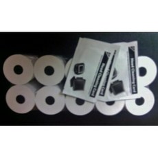 프레치아 로사 마켓 3 18인치 x 230인치 판매 시점 열 종이 롤 10개와 클리닝 카드 3개 포함, 1개