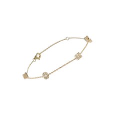 LB 익스클루시브 중고 14K 옐로 골드 다이아몬드 브레이슬릿