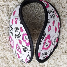 배들 스포츠용 하트 방한 귀덮개 겨울귀마개