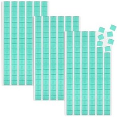 MOWPOG 288개 스티커 벽 안전 박물관 포스터 퍼티 사진 미술 장식용 탈착 및 재사용 가능한 장착 라이트 블루 화이트 핑크, Light Blue