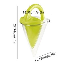 沙水混合漏斗 兒童沙灘戲水玩具, 綠色