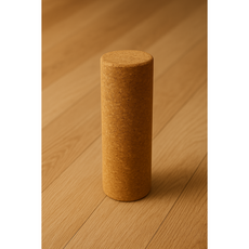 하드핏 미니 폼롤러 코르크 마사지 롤러 발바닥 종아리 근막 이완 셀프 지압, 1개, 네추럴