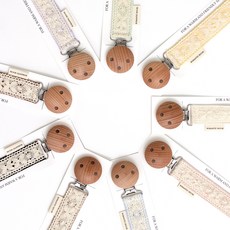 로맨틱하우스 로하 우드 레이스 쪽쪽이 클립, 로하 우드 레이스 쪽쪽이 클립 [ 옐로우 ], 1개