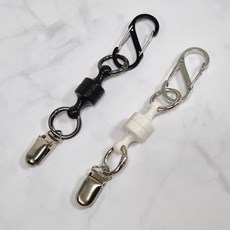 자석 퍼터키퍼 골프 퍼터 커버 집게 홀더 수건 장갑 걸이 키퍼 카라비너 세트, 1세트, 2.카라비너set(화이트)