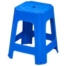 국산 에덴 사각 의자 파랑 간이 보조 플라스틱 야외 행사 파라솔 편의점 학교 포장마차 포차, 상세페이지 참조, 1개