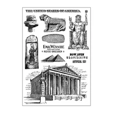 1PC 원산지 레트로 인감 스크랩북 스탬프 사진 카드 앨범 클리어 용품 스탬프 클리어, 16