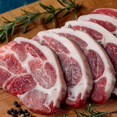 스페인 듀록 흑돼지 프리미엄 목살 2kg (18mm컷팅/구이용), 1개