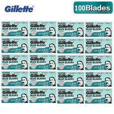 슈퍼 블루 면도날 초박형 이중 면도 카트리지 교체 면도기 리필 10 50 100, 100Pcs 20Pa s