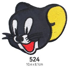 와펜 DIY 자수 패치 와펜모음 열부착식와펜, 4개, 와펜 패치 524번