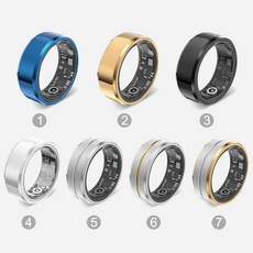 킹콩프로 SmartRing 스마트링 웨어러블 스마트워치 반지 링 수면 스트레스 건강분석반지 (스마트링 갤럭시링 애플링 ), 미국 12, 6호