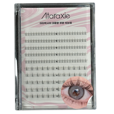 아타락시아 140가닥 대용량 가닥 속눈썹 부분 인조 속눈썹 자연스러운 셀프 속눈썹 연장, 1개, 투인원언더-005AB