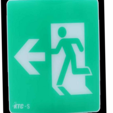 비상구유도등 벽부형 피난유도등 좌측 피난유도표지 비상구표지판 79000EA 1EA, 본상품