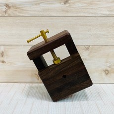 正大筆莊 黑檀木印床 黃銅軸承 實木 篆刻印石夾 栓紐印床 印床 篆刻 印石 刻章 印台