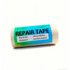 아웃도어 리페어 키트 클리어 헤비 - 패브릭 보트 커버 캔버스 텐트 팝업 캠핑카 RV 차양 방수포 캐노피 돛용 듀티 방수 비닐 수리 테이프 30피트 x 5인치