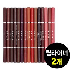 아크리티 오토 립라이너 펜슬, 2개, 05호 커피브라운