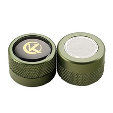 라운드 풀 큐 분필 홀더당구 스누커 스포츠 휴대용 금속 홀더 케이스, 3. green A, 1개