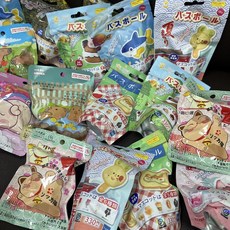 兒童公仔造型泡澡球：趣味入浴玩具，多款香味，讓孩子愛上洗澡, 1個, 泡澡球-隨機出貨, 50g