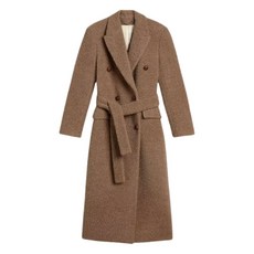 골든 구스 더블 브레스티드 벨트 코트