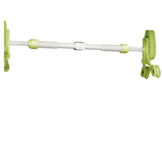 室內單槓引體向上器，多功能門框單槓，家用健身器材，可調節長度，安全穩固, 綠色