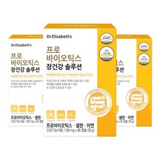 나우푸드 닥터엘리자베스 프로바이오틱스 장건강 솔루션 60캡슐 3박스 6개월분 유산균, 60정, 3개