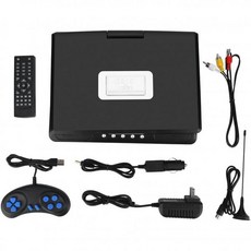 휴대용 하드 디스크 9.8인치 LCD 화면 DVD 플레이어 게임 TV FM 라디오 수신기 미국유럽영국 플러그미국, 휴대용 하드 디스크 9.8인치 LCD 화면 DVD 플레