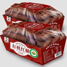 유기농 전통 흑설탕 블록 산모 산후용 운남 수제 사탕수수 홍설탕 천연 전통당, 1개, 120g