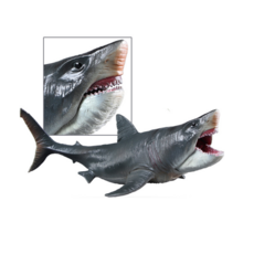 입이 움직이는 상어 메갈로돈 피규어, 1개