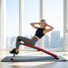 반석스포츠 블랙로즈싯업 접이식 윗몸일으키기 싯업벤치 복근운동 복부운동 기구 싯업