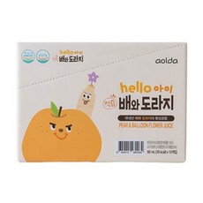 [아올다] 헬로아이 착즙 국산 아기 배도라지, 80ml, 30개
