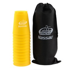 제이오스토어 스택스 12개입 옐로우 스택스컵 인지능력 쌓기게임 체육교구