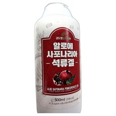 유기농 알로에 석류겔 건강식품 피부 보습 영양제 대용량 500ml 1개