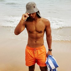 스파이더 공용 워터스포츠 스윔 반바지 SPIMCNTR321UORG 142355