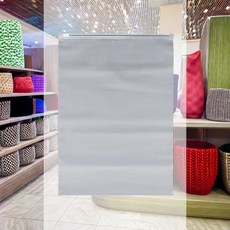 반투명 PVC 지퍼백 25x35cm 1P 다회용 대형 보관팩 선물백 상품포장 위생백, 1개