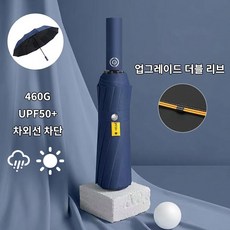 Veralool 튼튼한 접이식 3단 자동 양우산 원터치 초경량 UV 자외선차단 99.9% 사계절 우양산