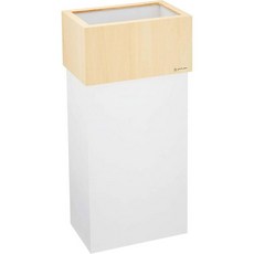 야마토 YK15-011 더블 큐브 30 W L 갈색 쓰레기통 일본산 가방용 보이지 않는 덮개 포함, white