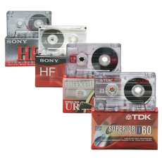 카세트공테이프 60분 미개봉 SONY Maxwell 브랜드 정품 오디오테이프 낱개판매 Cassette Tape 카세트플레이어, SONY 60분 C-60HFCR