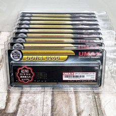 UMAX DDR4 3200 32GB 桌上型電腦記憶體，高速低延遲，適用於第九代以上CPU, 1個, RMUM32LD4322048-A0206