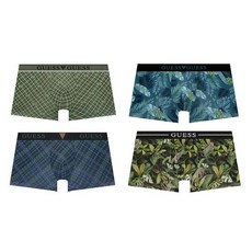 [백화점 정품] 게스언더웨어 (4종택1)남성 프린트 나염 드로즈(GEMDR921190)