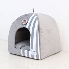 강아지집 강아지 극세사 하우스 그레이 고양이집 1P, 본상품