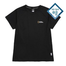 내셔널지오그래픽 N242WTS410 여성 쿨맥스 스몰로고 반팔 티셔츠 2종택1 IBY183 VEN198