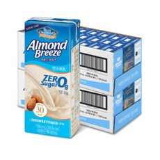 아몬드브리즈 아몬드 브리즈 언스위트 190ml 48팩, 1L, 1개