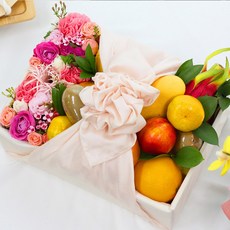 명절 과일 선물세트 전국배송 추석 선물 과일바구니 바스켓 혼합 과일 사과 배 박스 선물 당일발송, 1개