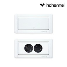 인채널 APT 회전 빌트인콘센트 2구 IBM-22MWH 크림화이트 가구 매립 아일랜드 상판, 크림화이트_IBM-22MWH, 1개