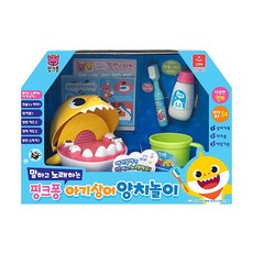핑크퐁 아기상어 양치놀이 멜로디완구, 혼합 색상, 1개